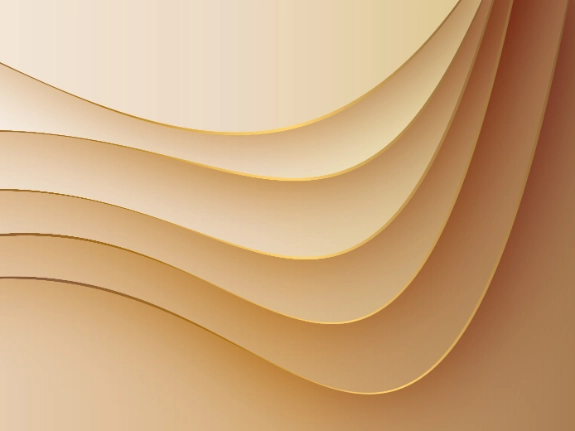 Abstract lines in warm colours